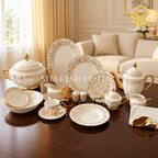 Johanson Bros dinner set for 8-person serving