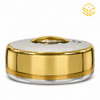 Golden Fire 5 litre gold and silver chrome insulated stainless steel hotpot white bg