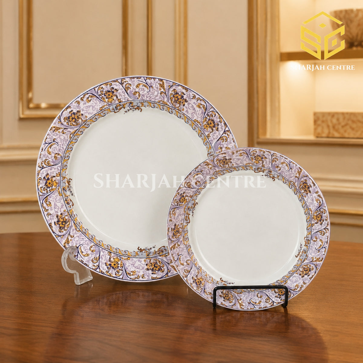 GC 61-Piece Fine Bone China Dinner Set – Sharjah Centre