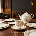 Noritake Cervantes teacup and saucer detail
