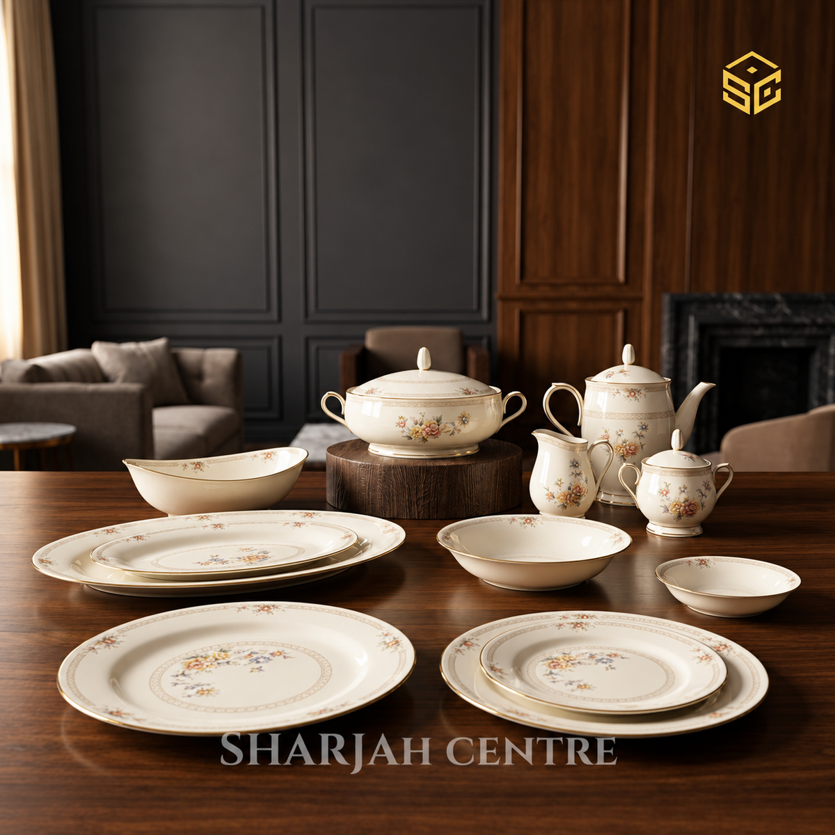 Cervantes by Noritake Japan serving pieces